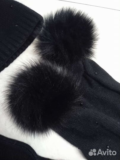 Комплект берет и шарф