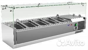 Витрина холодильная настольная cooleq VRX 1200/330