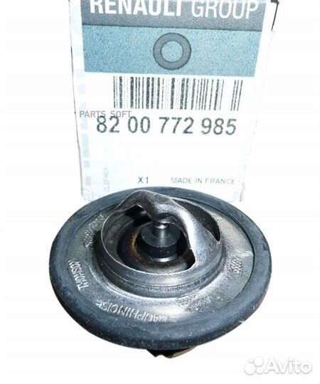 Renault 8200772985 термостат Dacia Logan/Sandero/Duster, Renault Clio/Megane/Espace 1.4-2.0i 96