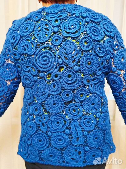 Кофта женская ручной работы. Р. 52