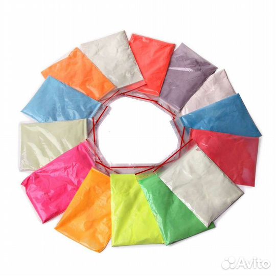 Набор Светящихся в темноте Люминофоров. 12 цветов