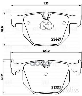 Колодки тормозные дисковые зад PF4008 Trialli