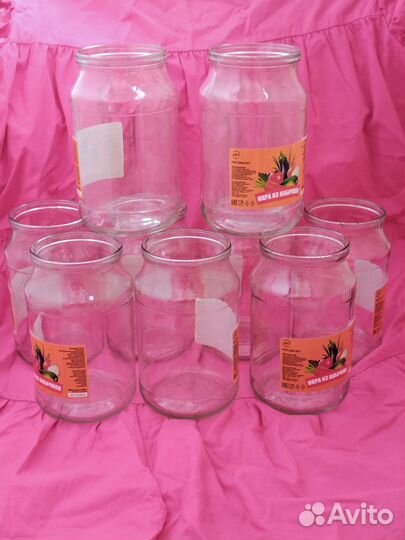 Банка стеклянная 1л, 0.65 Банки под закатку