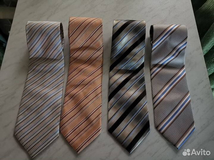 Галстуки, 100шелк, разные цвета, очень хор. сост