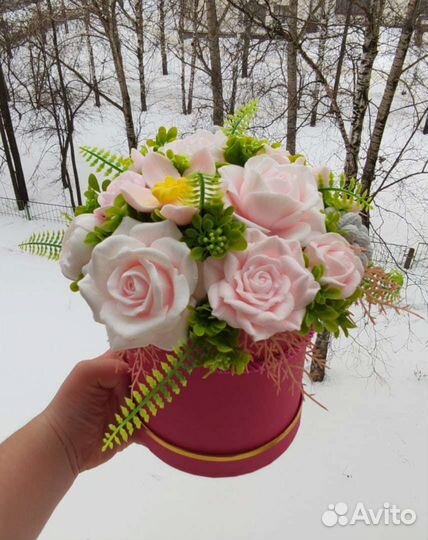 Букет из мыла