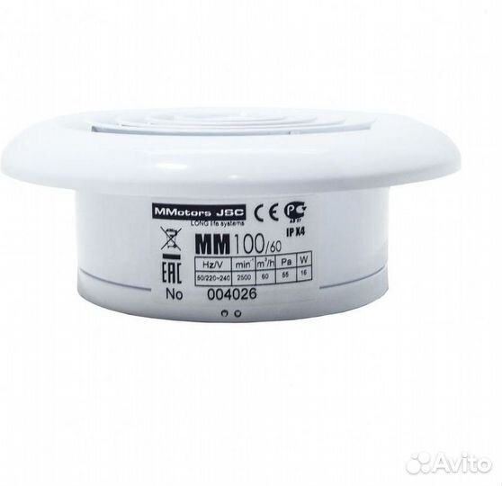 Вытяжной вентилятор MMotors MM 100 Круглый от прои