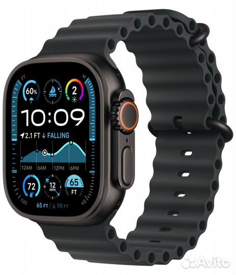 Apple Watch Ultra 2 Black Titanium, Black Ocean