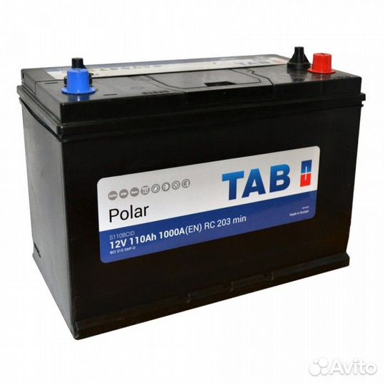 Аккумулятор TAB polar 31S-1000 прям. пол. 140 Ач