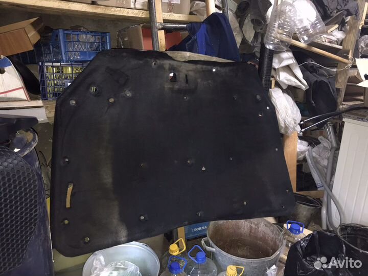 Обивка капота приора