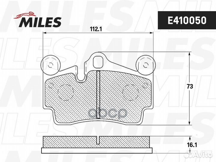 Колодки тормозные volkswagen touareg 03/porsch