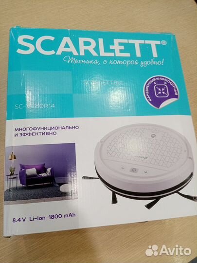Робот пылесос scarlett