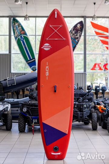 Сап доска Sup борд Adventum 10.6 Красная