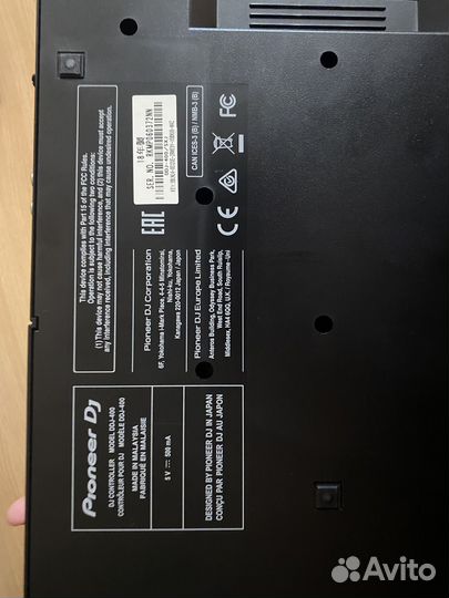 Dj контроллер pioneer ddj 400