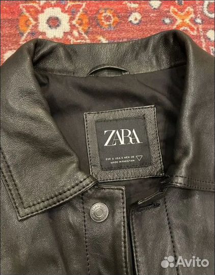 Кожаная куртка Zara