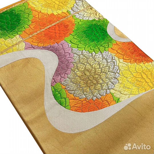 Пояс фукуро оби из Японии к кимоно винтаж