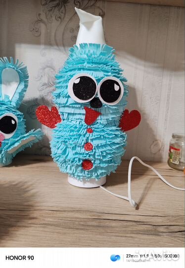 Снеговик ночник