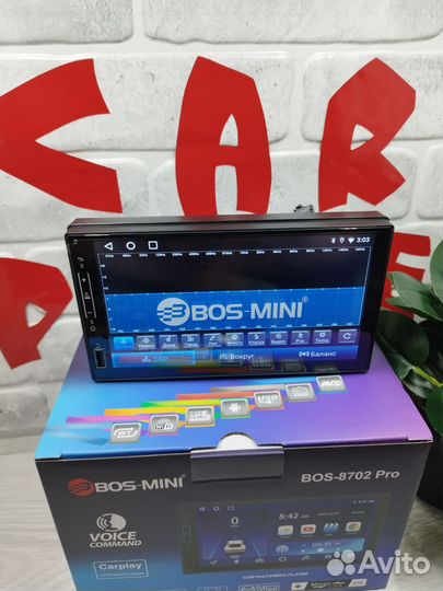 Магнитола Андроид Bos Mini 