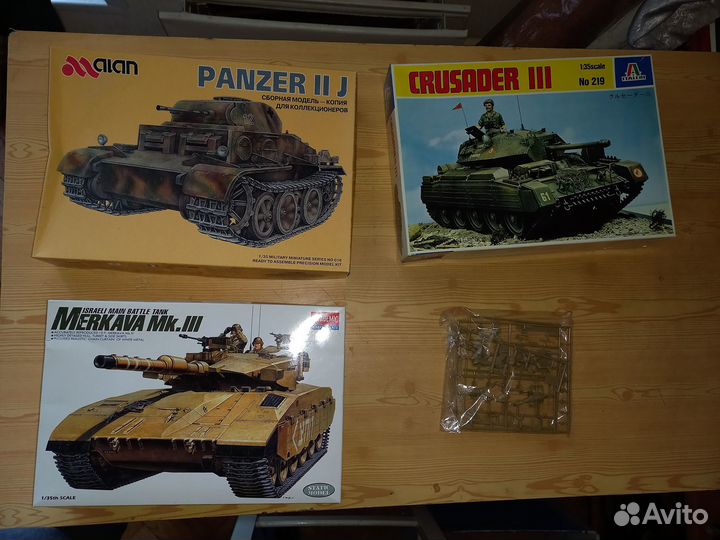 Модели танков, фигурки 1/35 Academy, Italeri и др