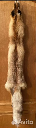 Шикарный лисий воротник Чулок лисий Шкура Горжетка