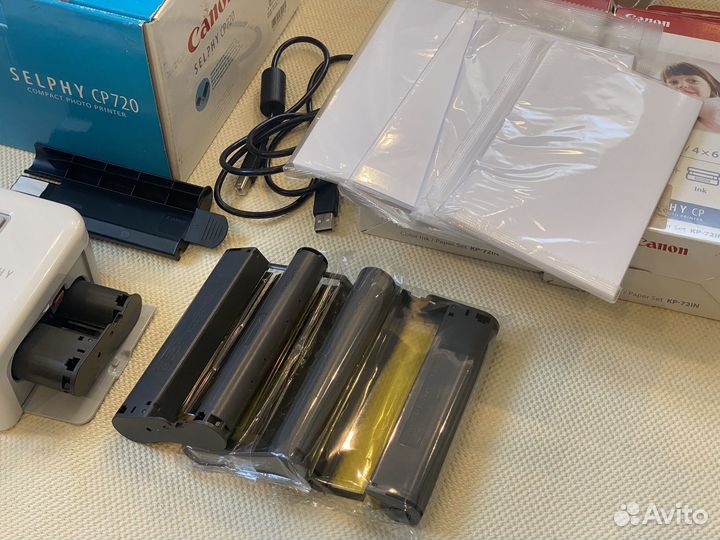 Фотопринтер Canon Selphy CP720 + расходник