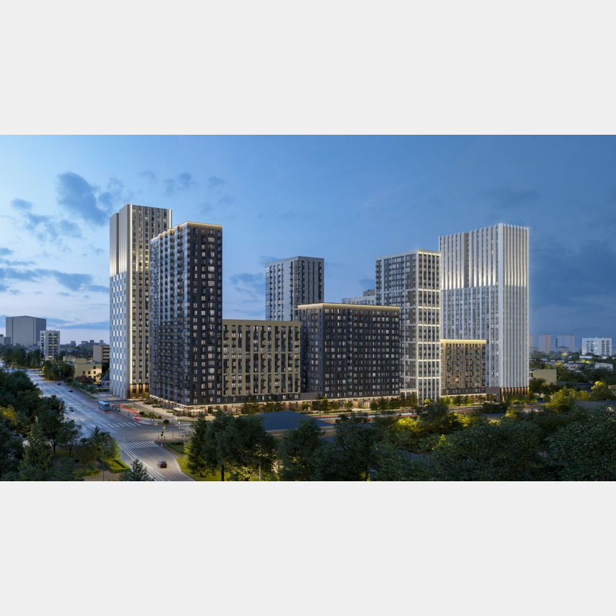 2-к. квартира, 89,3 м², 12/15 эт.