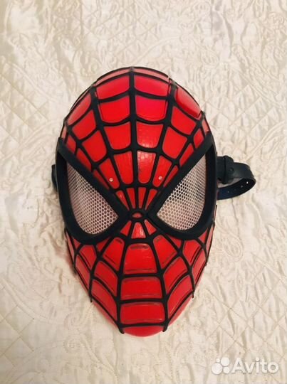 Маска человека паука Hasbro Marvel в подарок мягка