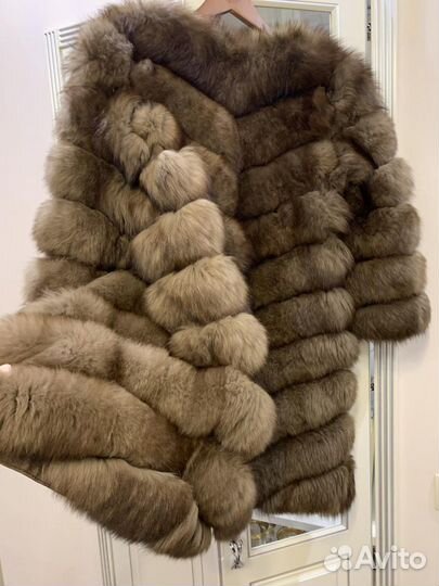 Шуба из песца