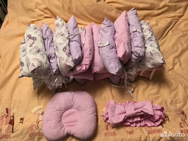 Бортики в детскую кроватку бу