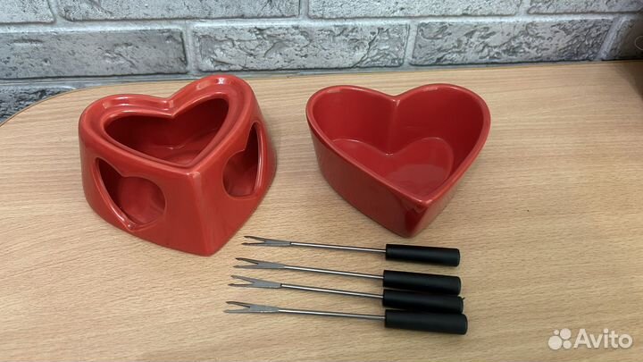 Набор для фондю сердце