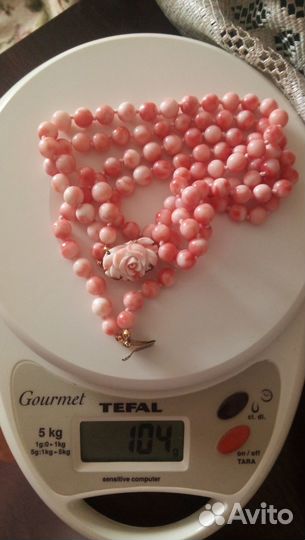 Колье коралл Angel skin Кожа ангела