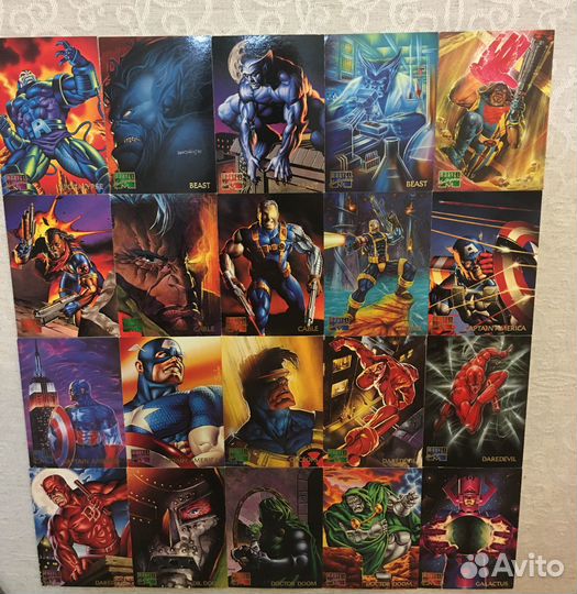 Карточки Marvel