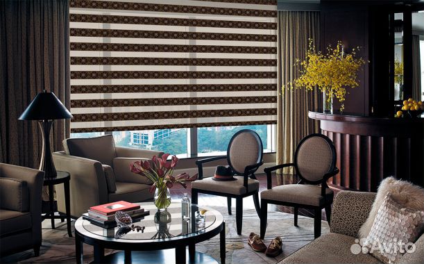 Жалюзи День-Ночь, Зебра (Кассетные) DUO