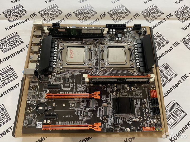 Комплект 2*Xeon 2620 (6-12 ядер) + 16gb + x79-1.2