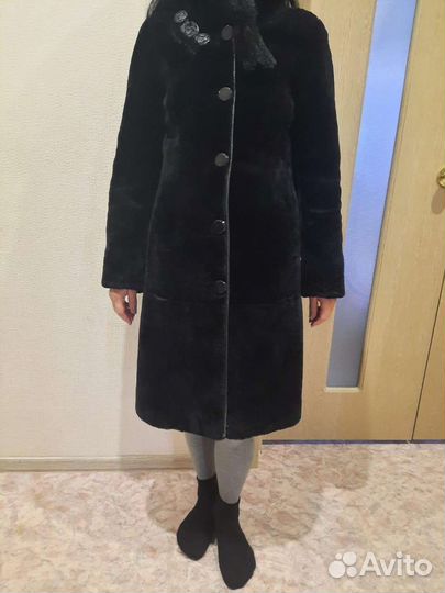 Шуба мутоновая, размер 44 46