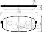 Колодки тормозные hyundai i30 07/KIA ceed 07