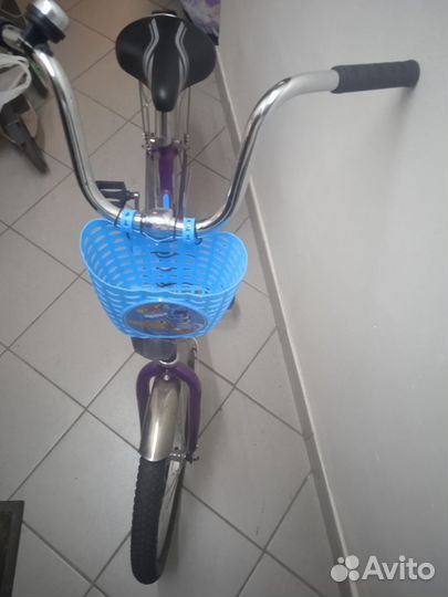Велосипед складной stels 310 фиолетовый+звонк+корз