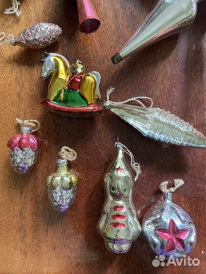 Елочные игрушки СССР и ГДР