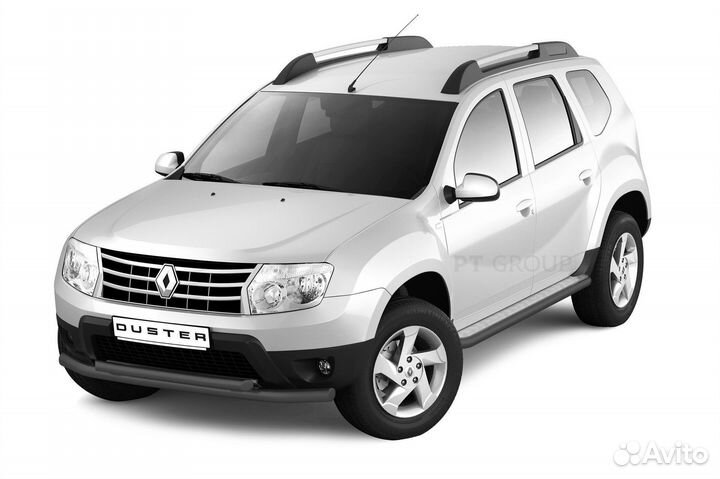 Защита порогов Эстонец 51мм (ппк) Renault duster