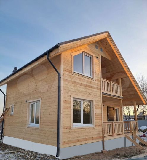 Коттедж 90 м² на участке 7 сот.