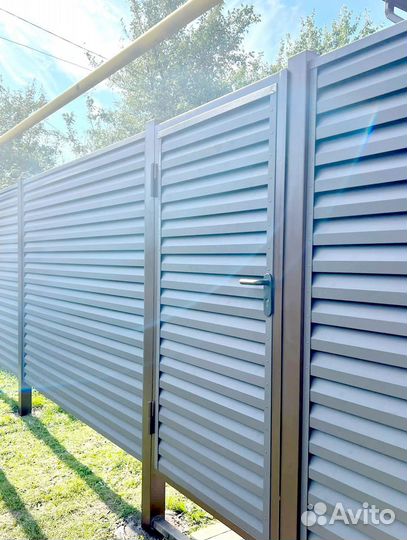 Забор ранчо, жалюзи. Европейская версия