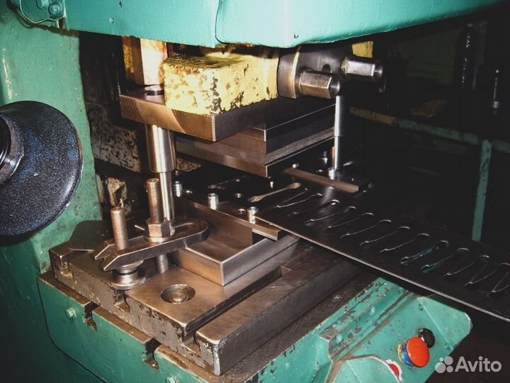 Вырубка изделий на прессе