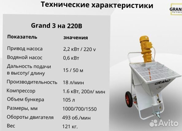 Штукатурная станция с доставкой и обучением