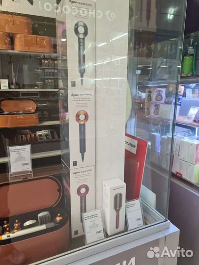 Фен dyson supersonic hd08 (Серебро,Синий)