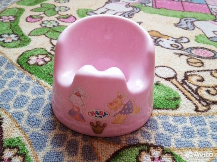 Baby born кроватка, горшок и рюкзак