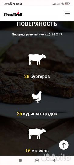 Газовый гриль Char-Broil