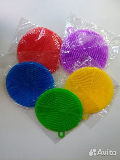 Губка силиконовая для посуды