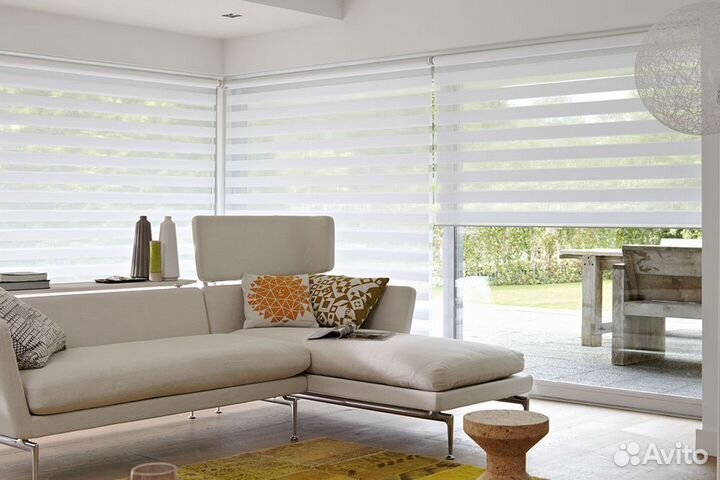 Рулонные шторы день, ночь