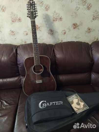 Акустическая гитара crafter MD 70-12/TBK