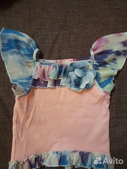 Блузка. Choupette. Х/б+ шифон. 92