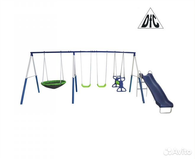 DFC качели, качели-гнездо и горка 76208